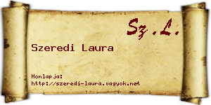 Szeredi Laura névjegykártya